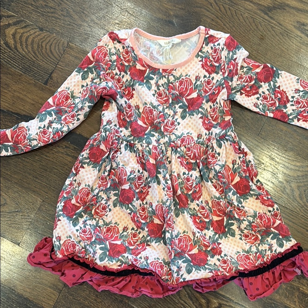Matilda Jane Pink and Red Floral Dress